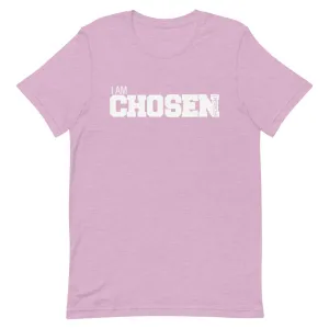I AM Chosen (Light Purple/ White Short-Sleeve T-Shirt)