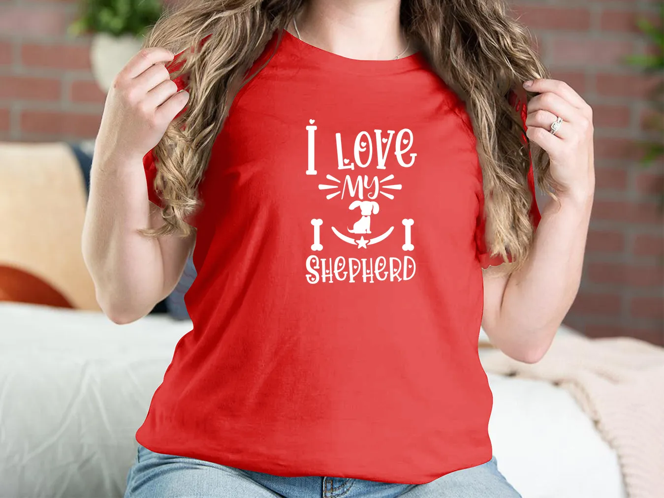 I Love My Shepherd Dog T-shirts