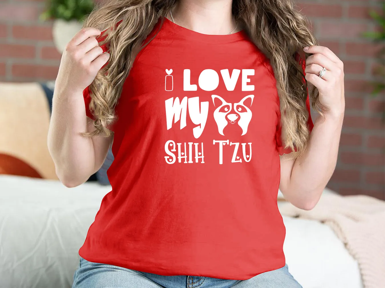 I Love My Shih Tzu Dog T-shirts