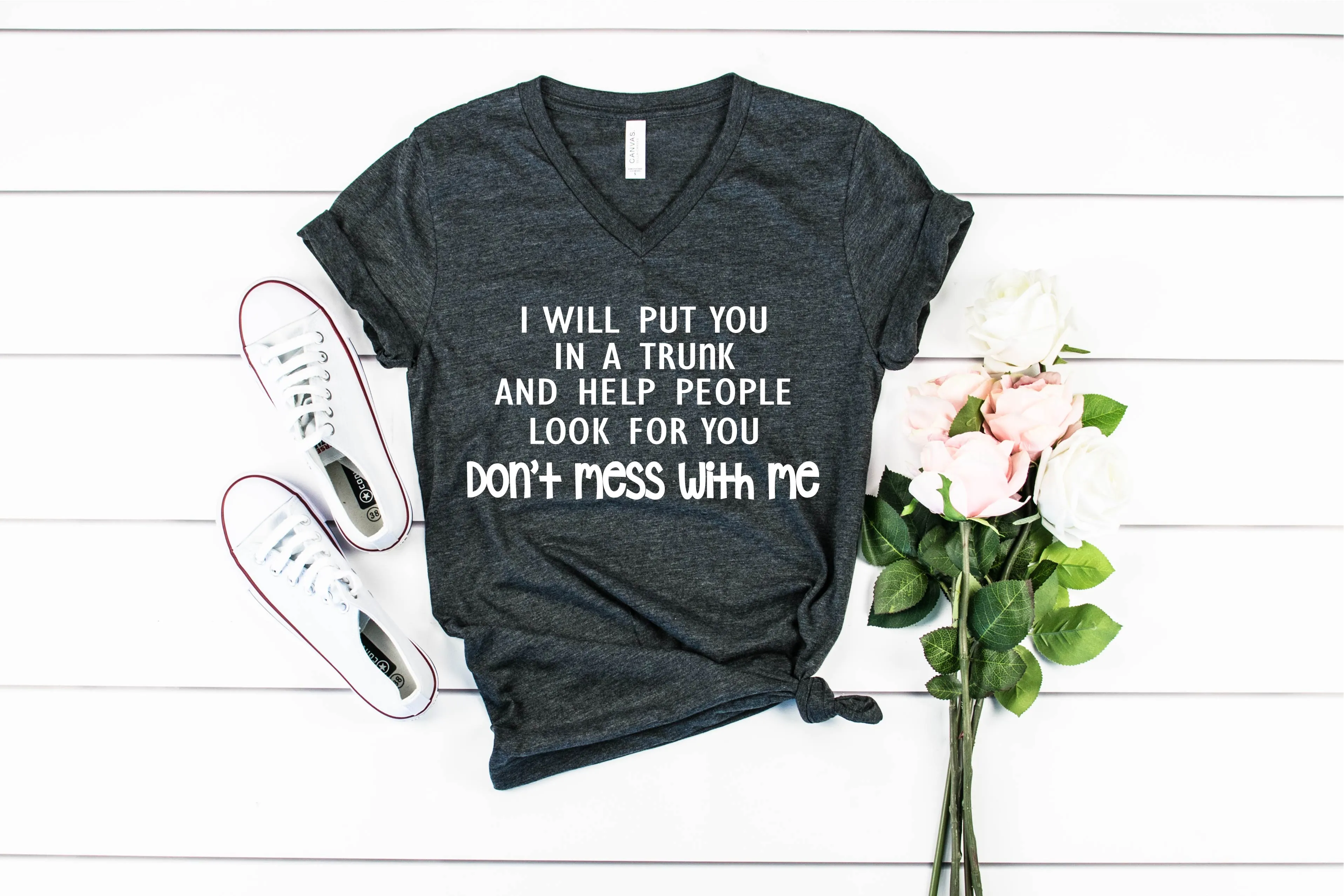 I Will Put You In A Trunk | Unisex V Neck