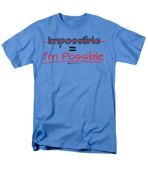 Impossible Equals I Am Possible - Men's T-Shirt  (Regular Fit)