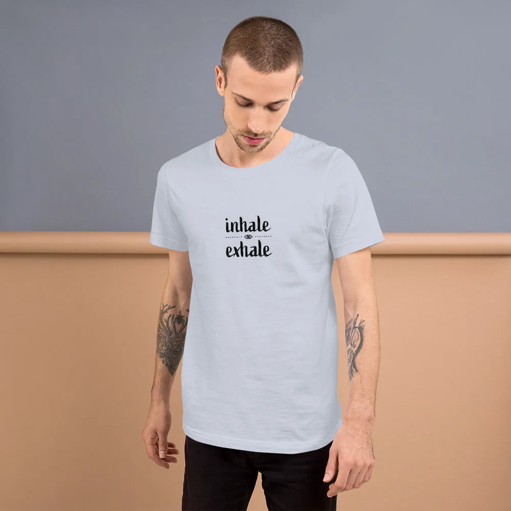Inhale Exhale Short-Sleeve Unisex T-Shirt