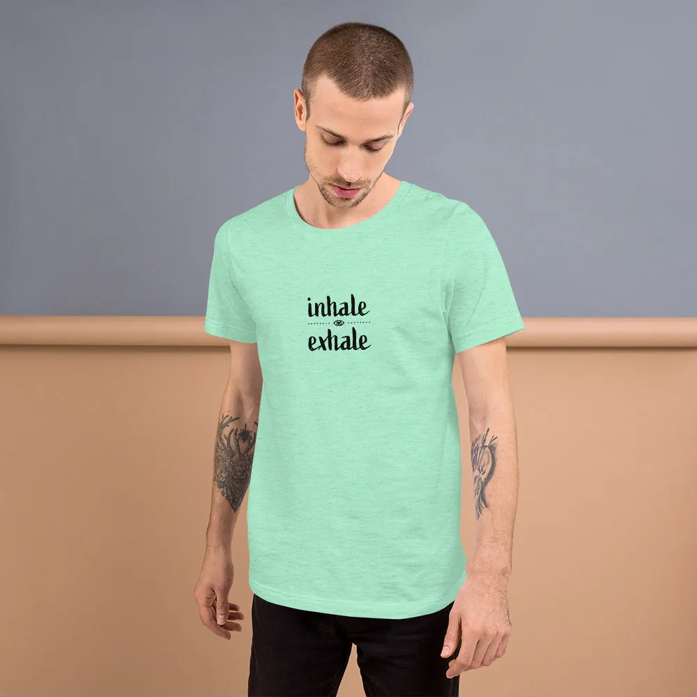 Inhale Exhale Short-Sleeve Unisex T-Shirt
