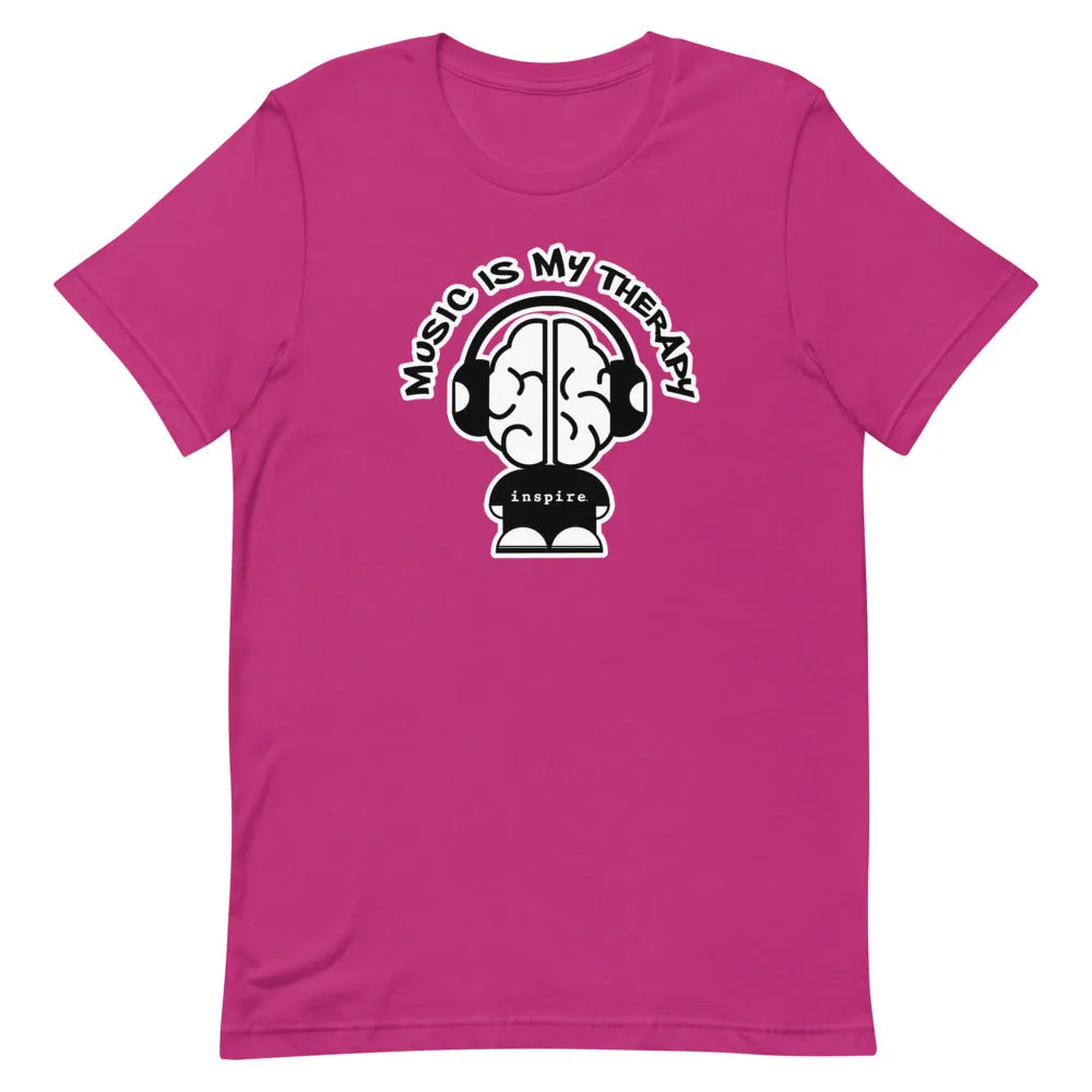 inspire Music Is My Therapy Short-Sleeve Unisex T-Shirt