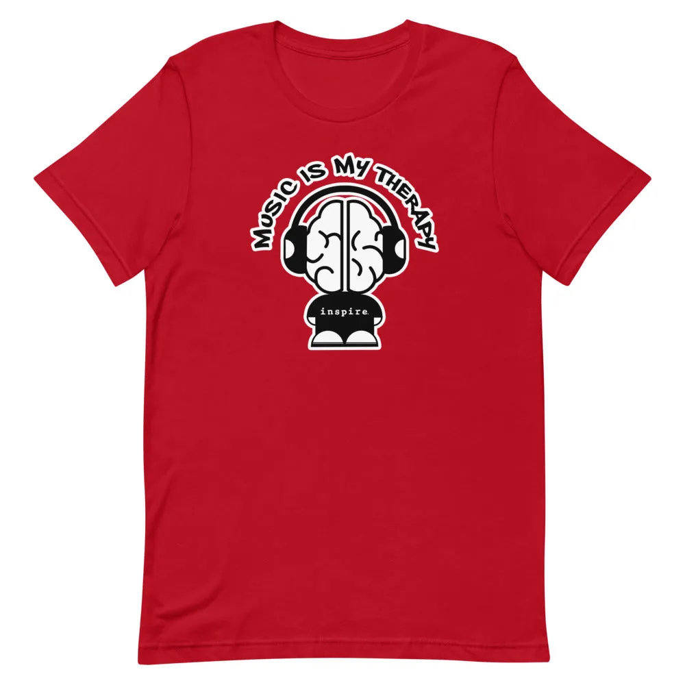 inspire Music Is My Therapy Short-Sleeve Unisex T-Shirt