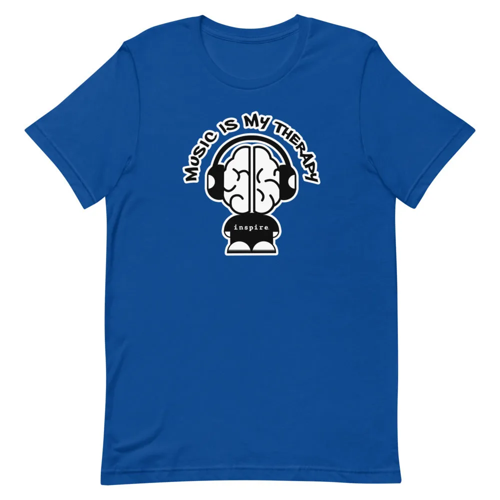 inspire Music Is My Therapy Short-Sleeve Unisex T-Shirt