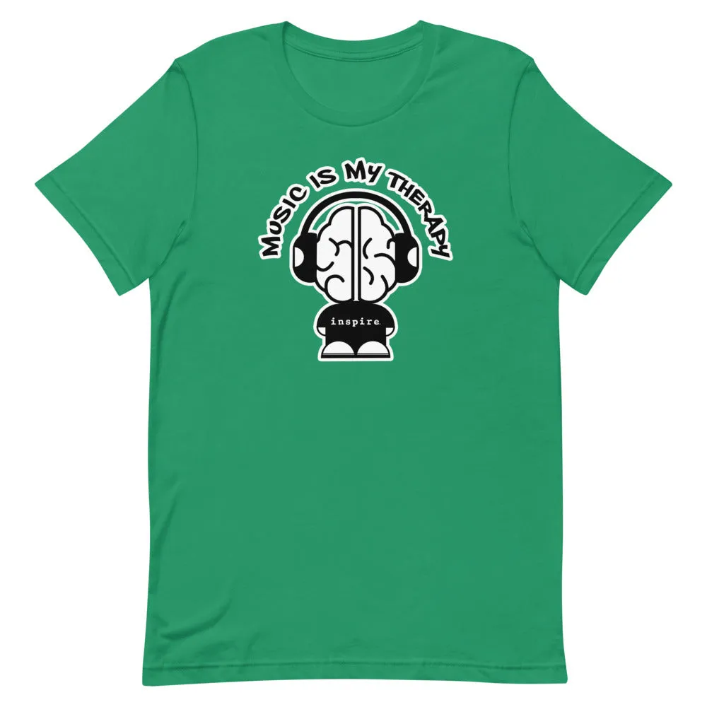 inspire Music Is My Therapy Short-Sleeve Unisex T-Shirt