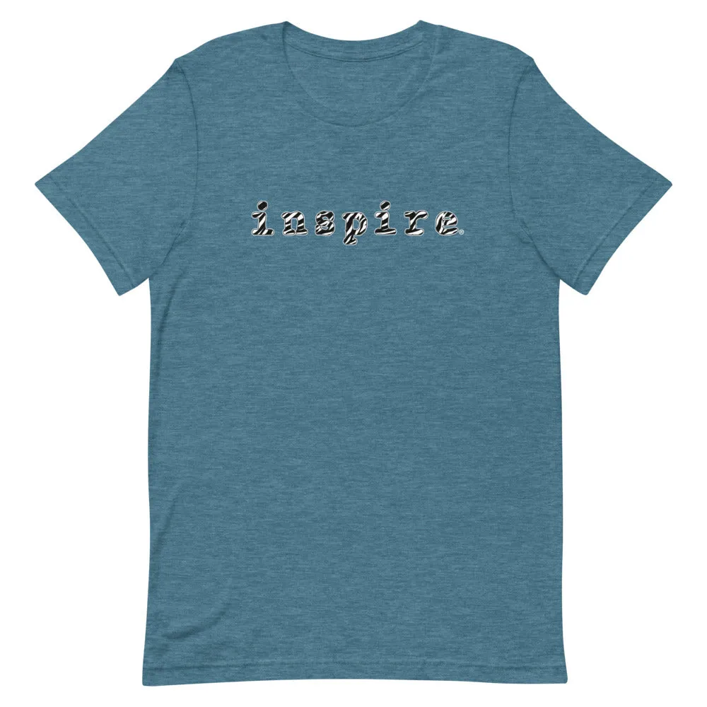 inspire Zebra Print Short-Sleeve Unisex T-Shirt
