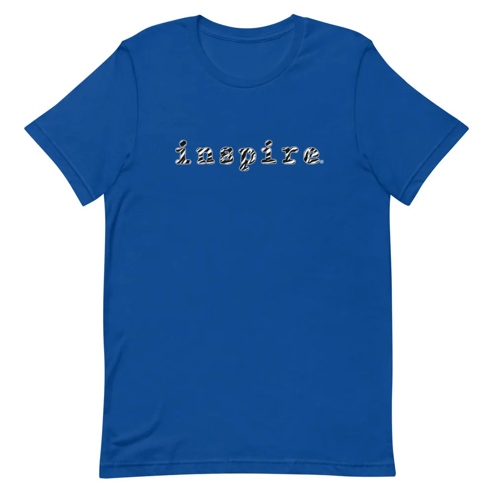inspire Zebra Print Short-Sleeve Unisex T-Shirt