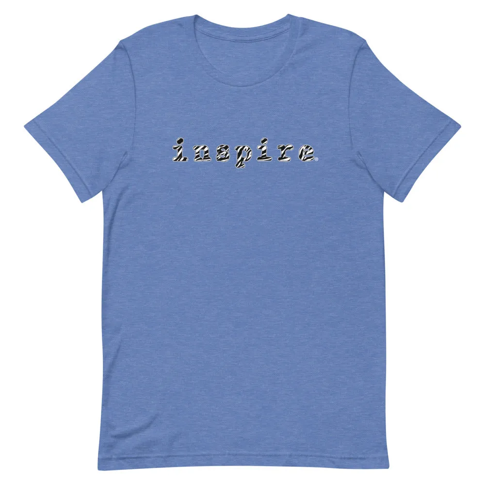 inspire Zebra Print Short-Sleeve Unisex T-Shirt