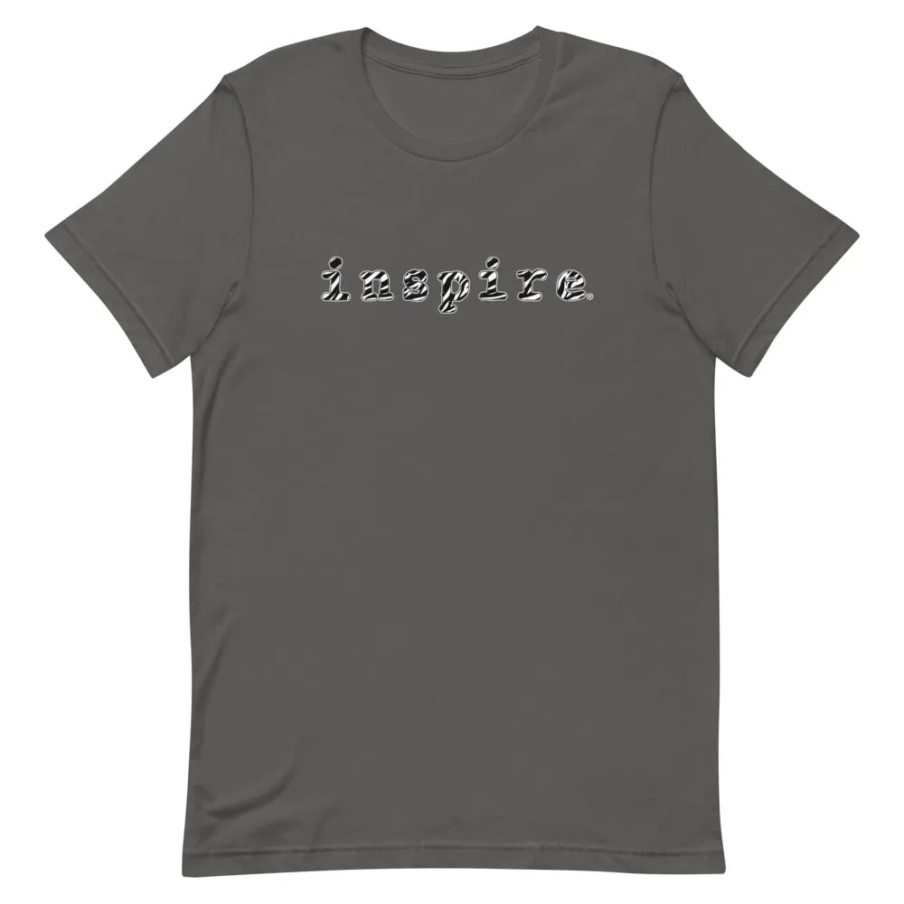 inspire Zebra Print Short-Sleeve Unisex T-Shirt