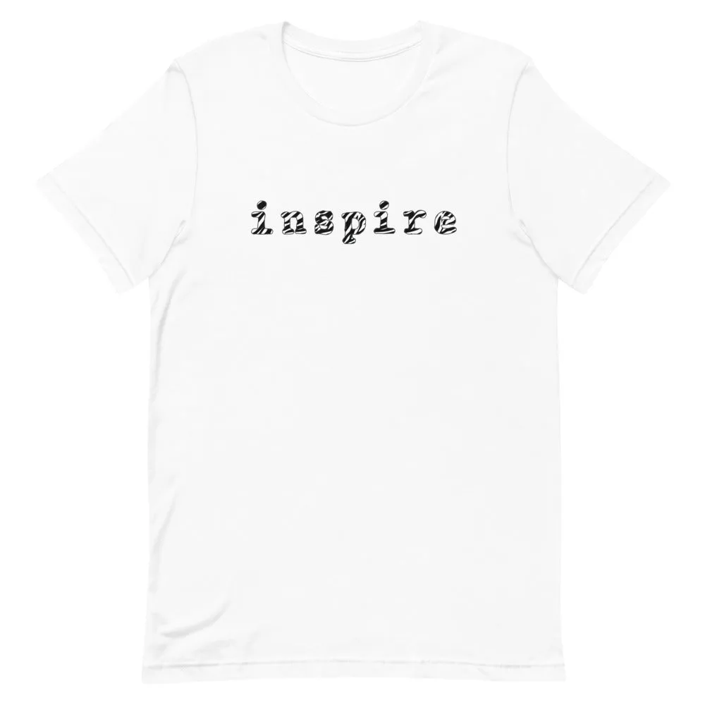 inspire Zebra Print Short-Sleeve Unisex T-Shirt