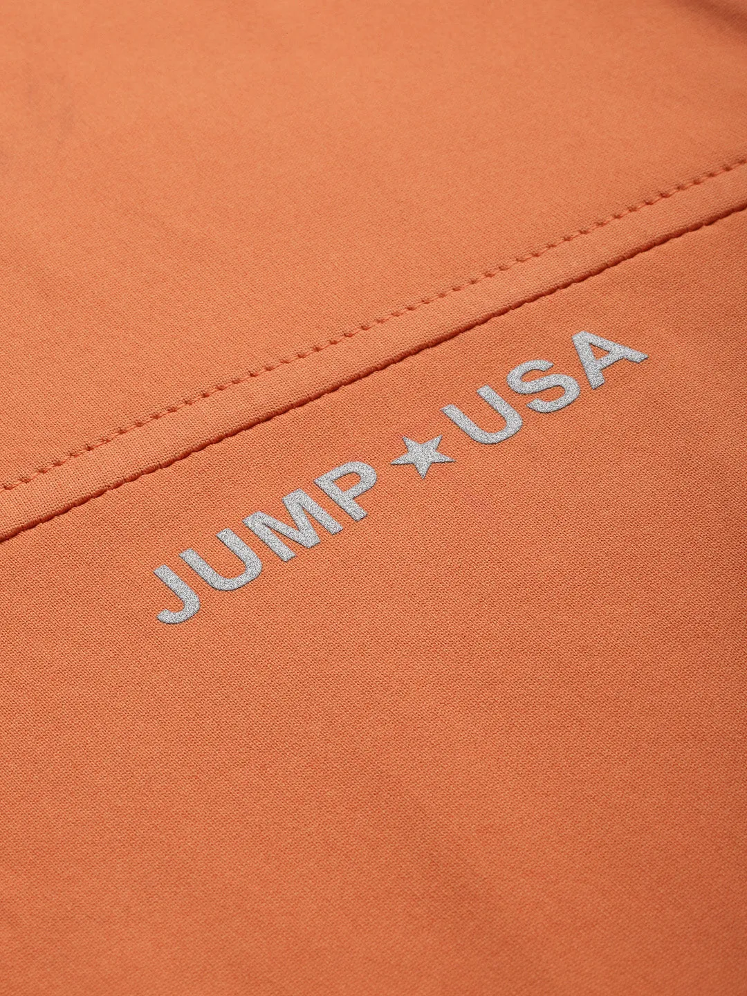JUMP USA Men Blue & White Striped Active Wear T-shirt