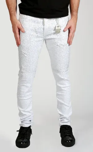 Kash Diamond Denim - White
