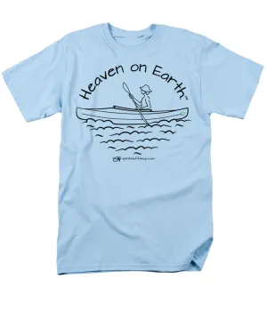 Kayaker Heaven On Earth - Men's T-Shirt  (Regular Fit)