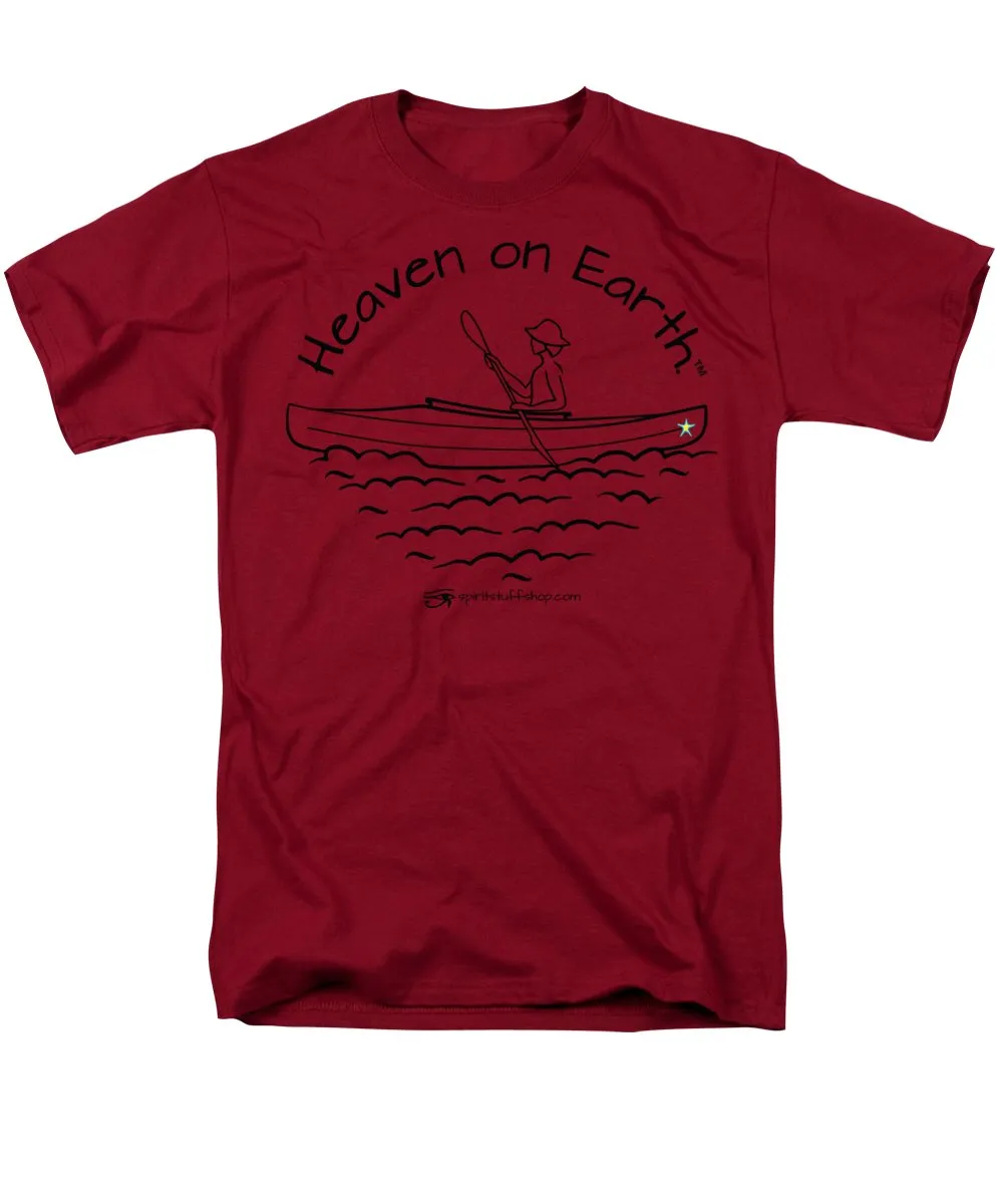 Kayaker Heaven On Earth - Men's T-Shirt  (Regular Fit)