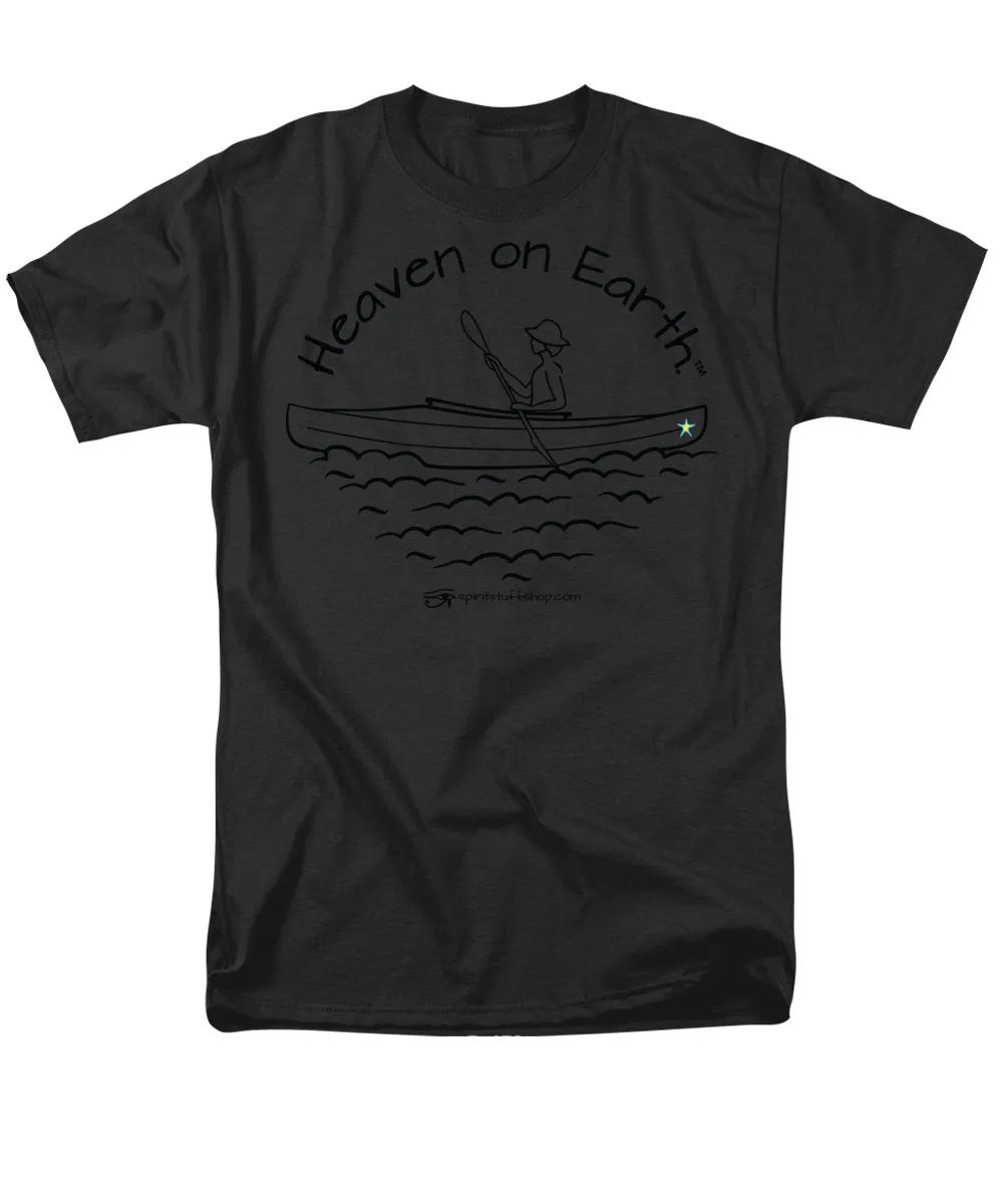Kayaker Heaven On Earth - Men's T-Shirt  (Regular Fit)