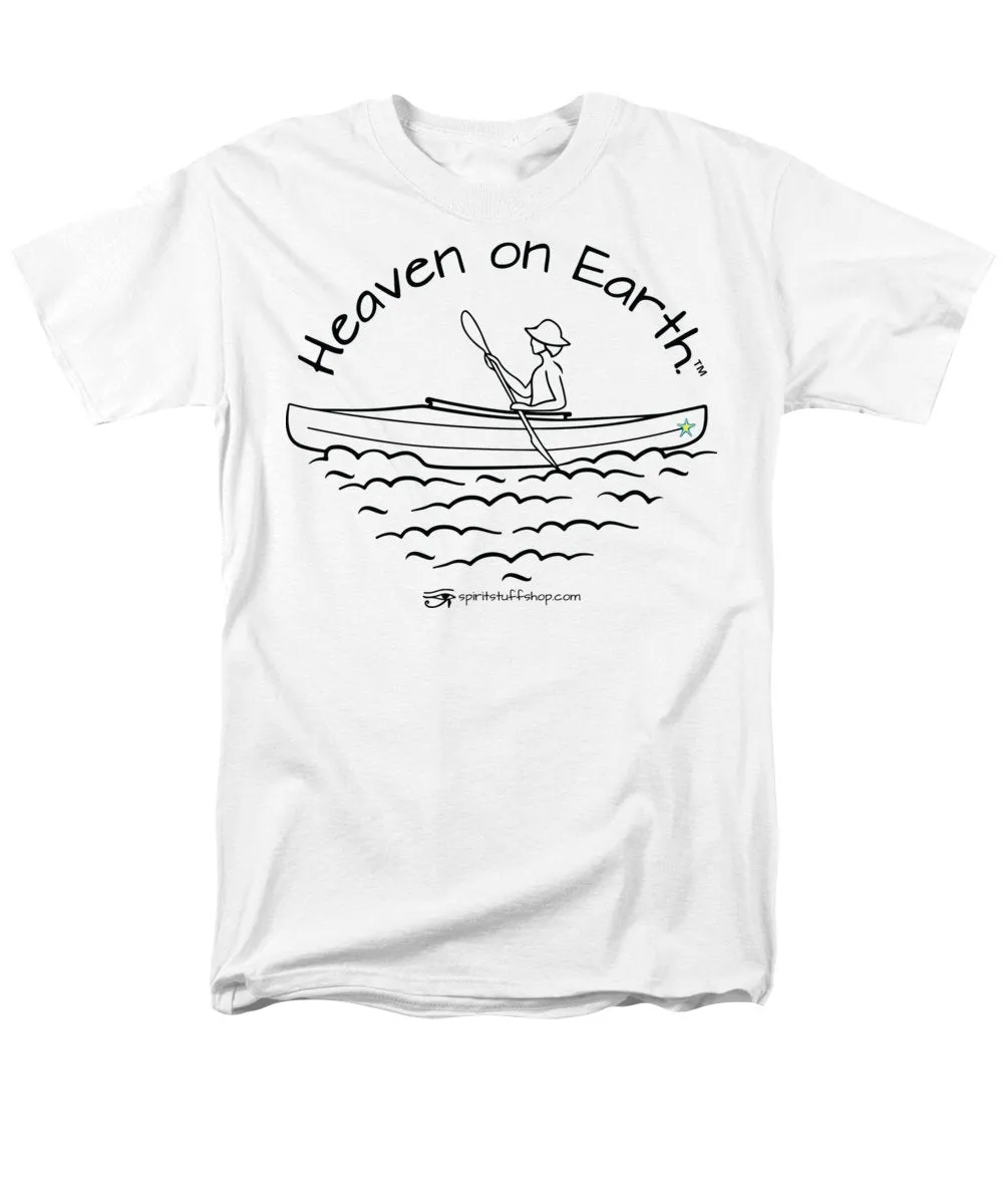 Kayaker Heaven On Earth - Men's T-Shirt  (Regular Fit)