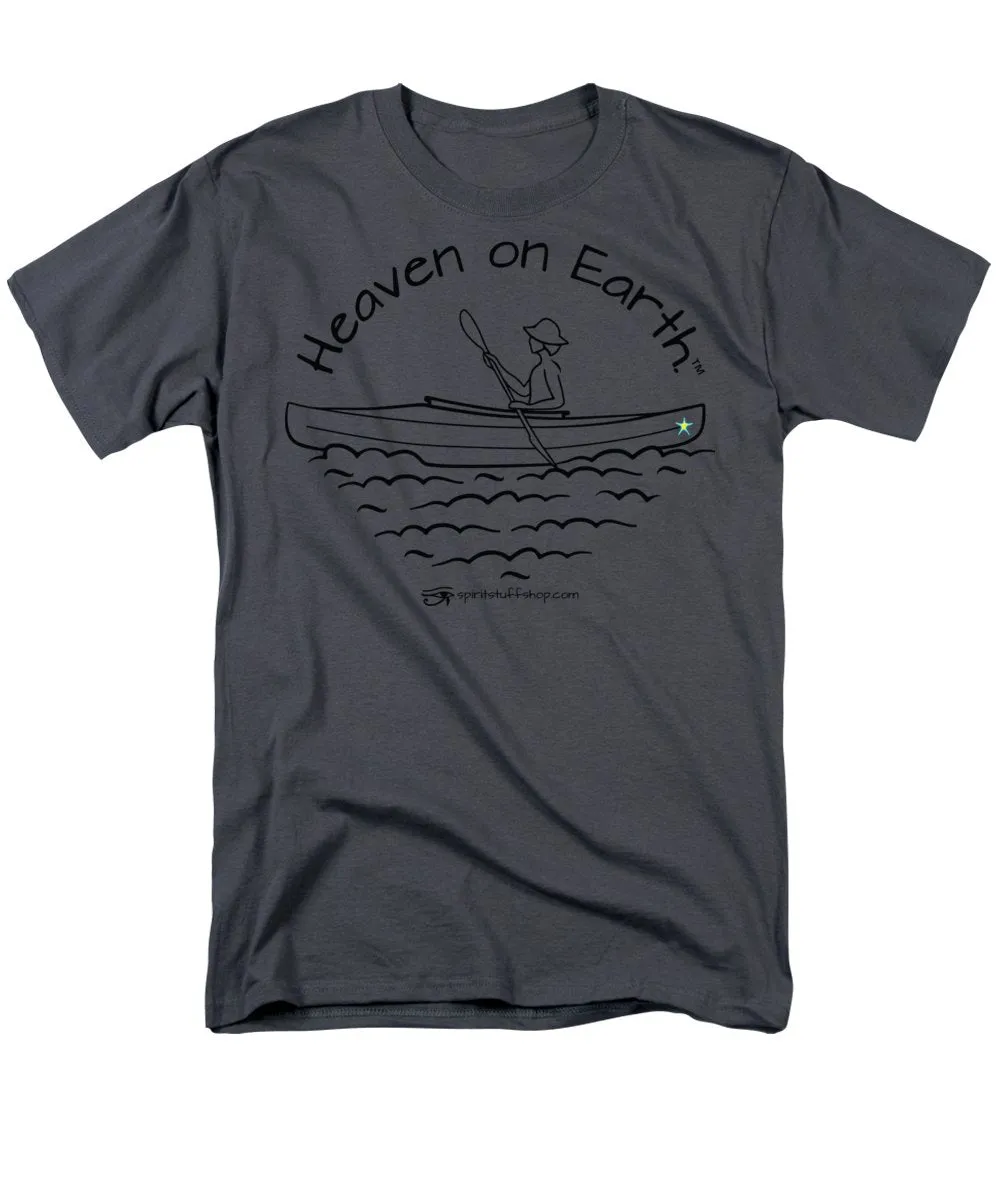 Kayaker Heaven On Earth - Men's T-Shirt  (Regular Fit)