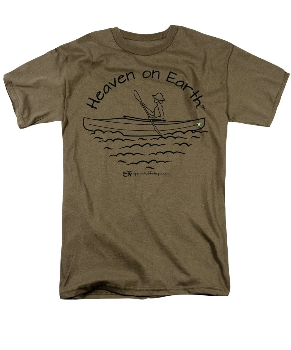 Kayaker Heaven On Earth - Men's T-Shirt  (Regular Fit)