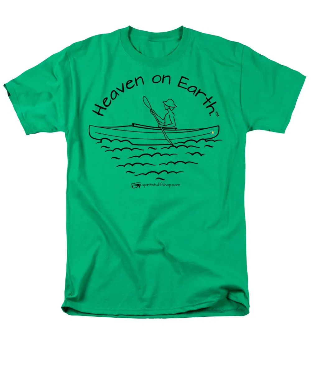 Kayaker Heaven On Earth - Men's T-Shirt  (Regular Fit)