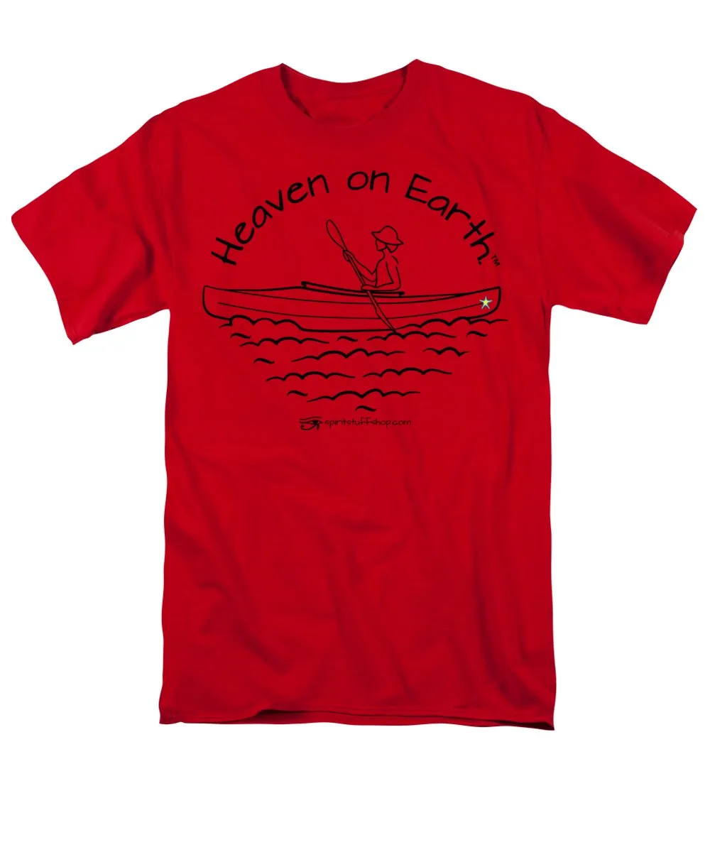 Kayaker Heaven On Earth - Men's T-Shirt  (Regular Fit)