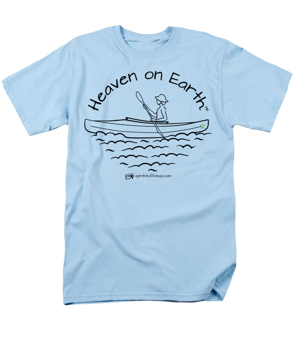 Kayaker Heaven On Earth - Men's T-Shirt  (Regular Fit)