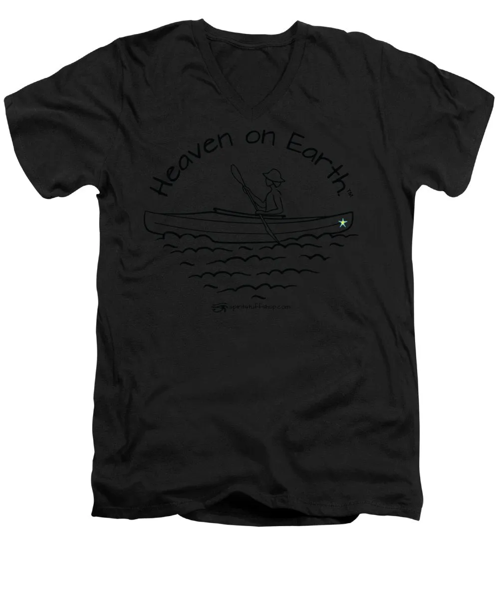 Kayaker Heaven On Earth - Men's V-Neck T-Shirt
