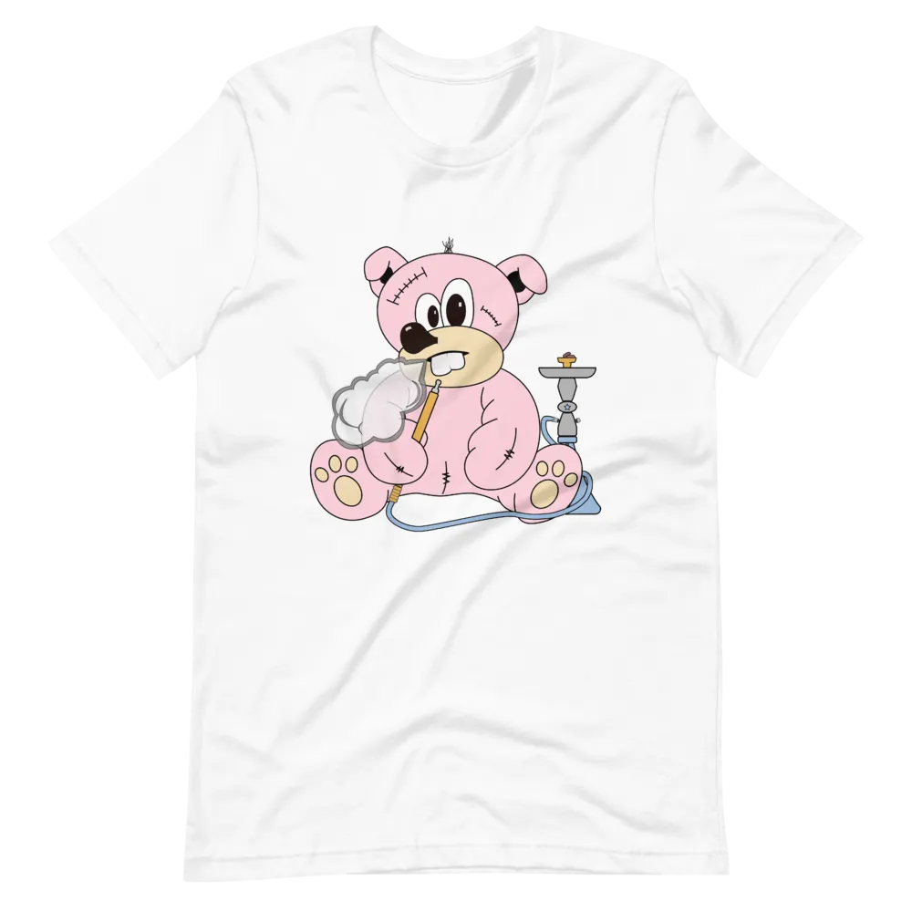 KOR Pink/White Hookah Bear