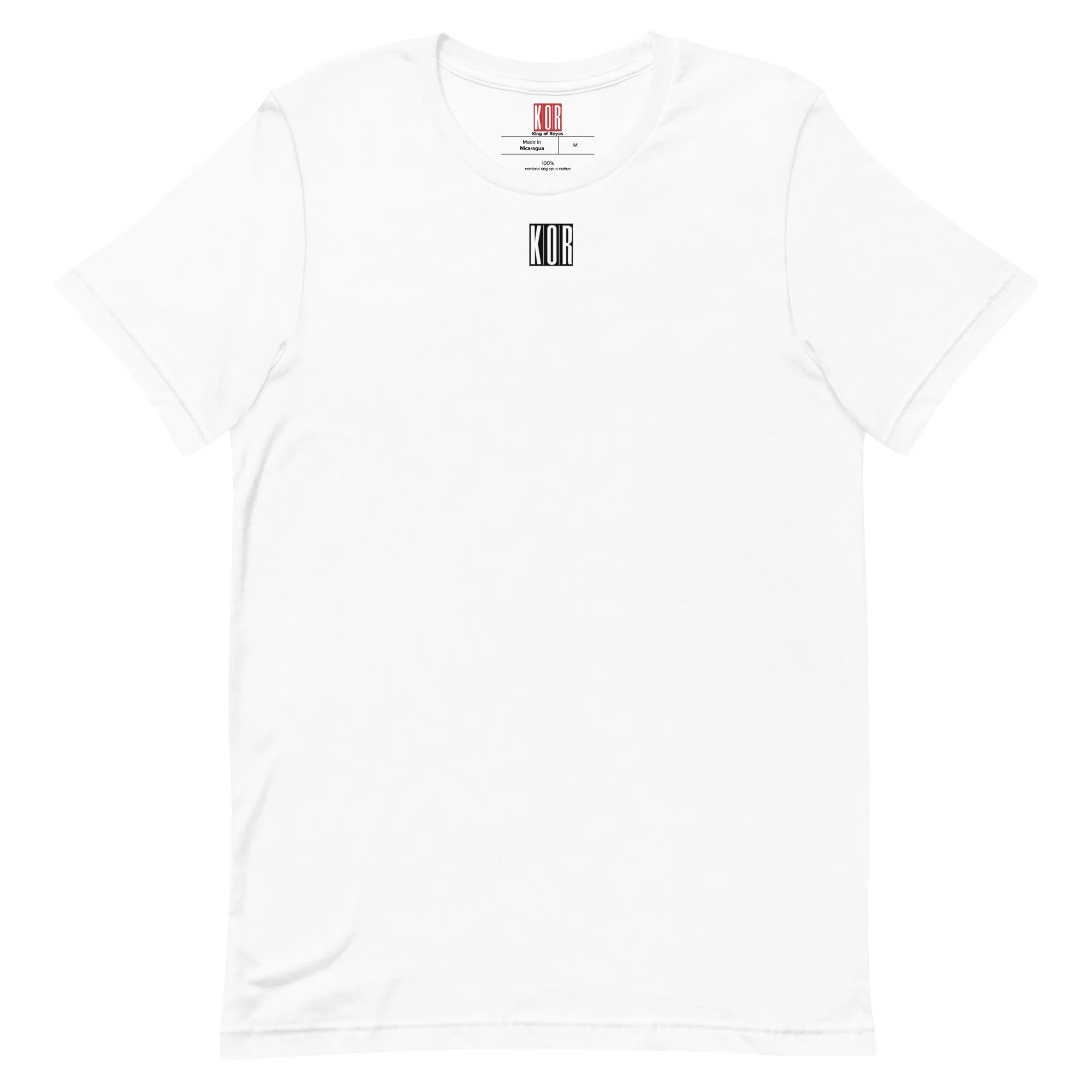 KOR  White Small Logo T-Shirt ⬛️🟥🟦⬜️
