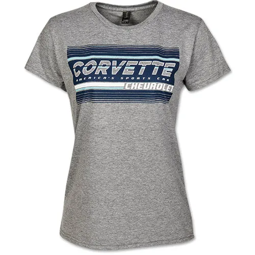 LADIES CORVETTE AMERICA’S SPORTSCAR T-SHIRT