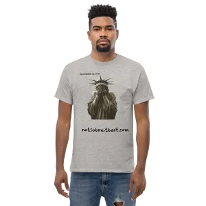 Lady Liberty Inconsolable after Trump Win