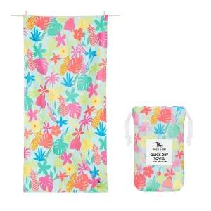 Large Quick Dry Towel - Aloha Glow