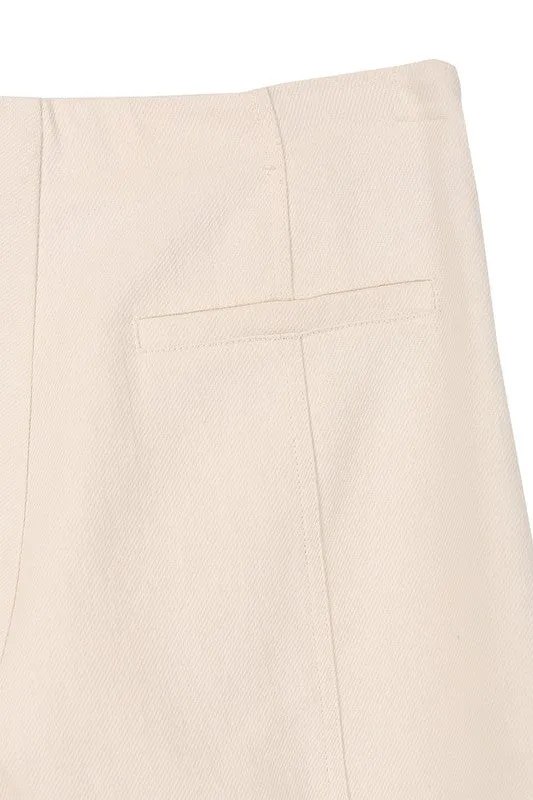 Lilou line denim shorts