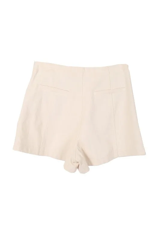 Lilou line denim shorts