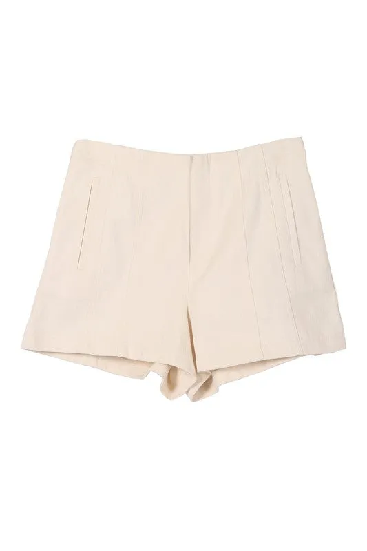 Lilou line denim shorts