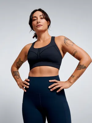 LOCKED   LOADED Sports Bra Black