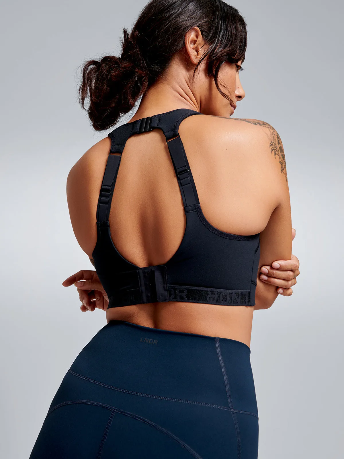LOCKED   LOADED Sports Bra Black