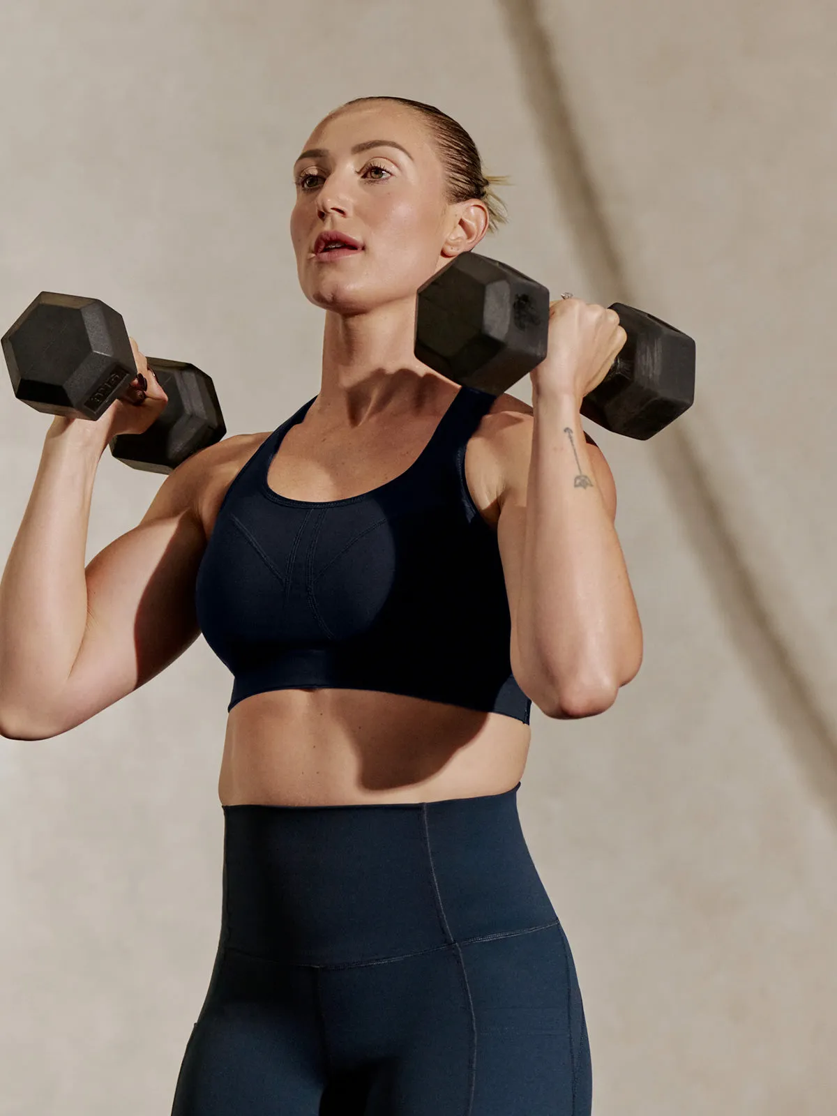 LOCKED   LOADED Sports Bra Black