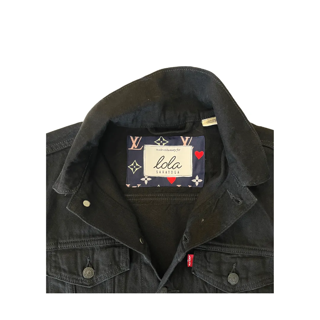 Luxury Repurposed Denim Jacket