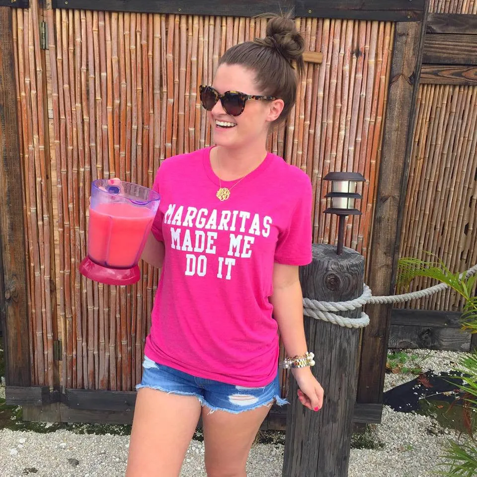 'Margaritas Made Me Do It' by Prep Obsessed - NOW IN PINK!