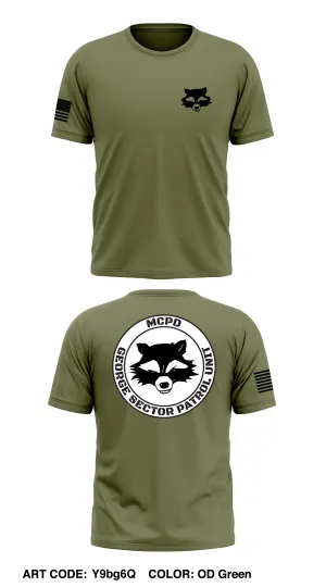 MCPD George Sector Patrol Unit Store 1 Core Men's SS Performance Tee - Y9bg6Q