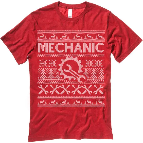 Mechanic Christmas T-Shirt