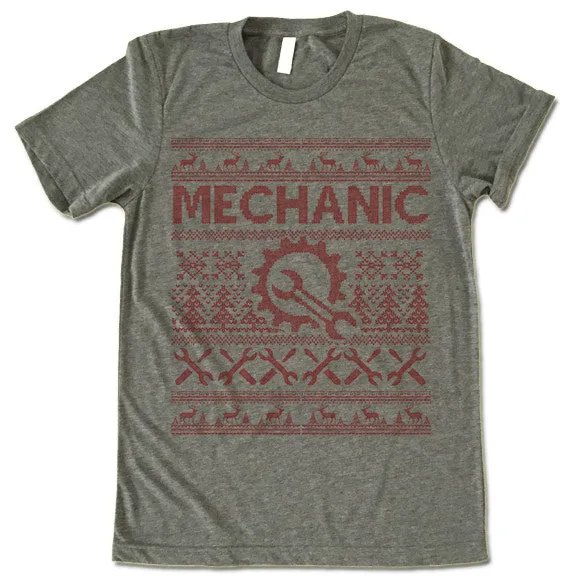 Mechanic Christmas T-Shirt