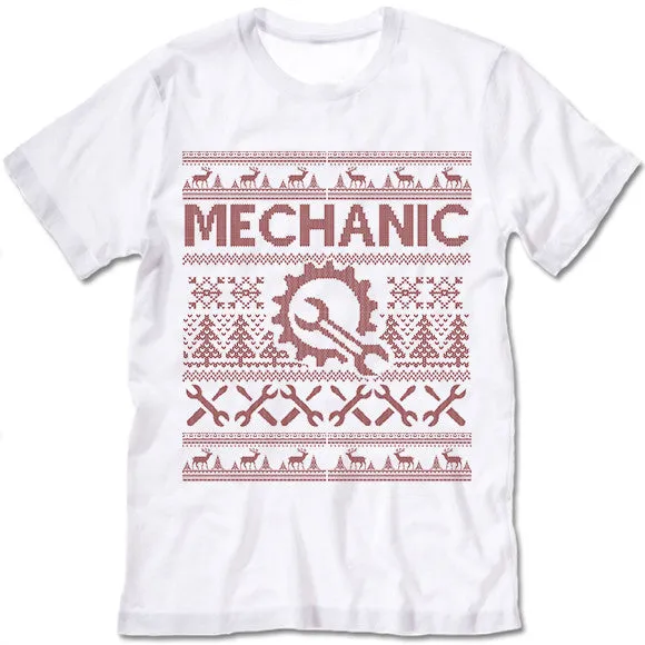 Mechanic Christmas T-Shirt