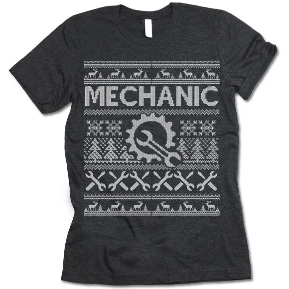 Mechanic Christmas T-Shirt