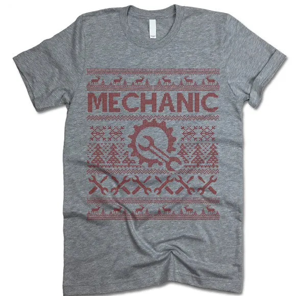 Mechanic Christmas T-Shirt