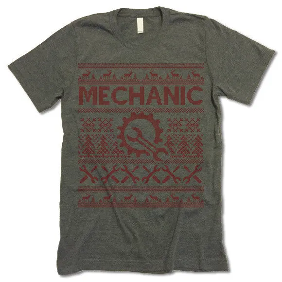 Mechanic Christmas T-Shirt