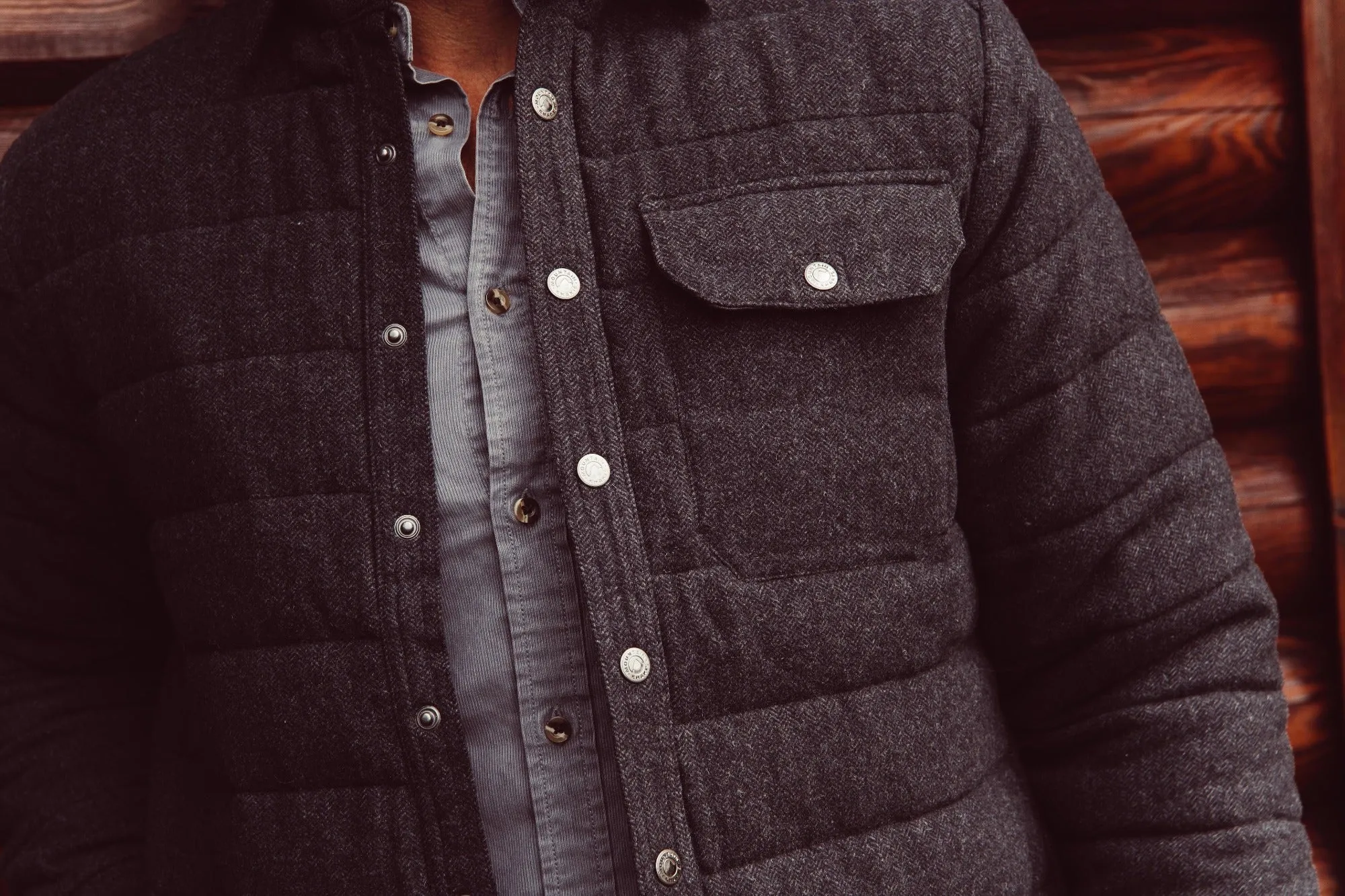 Men's Archer Herringbone Shirtjac