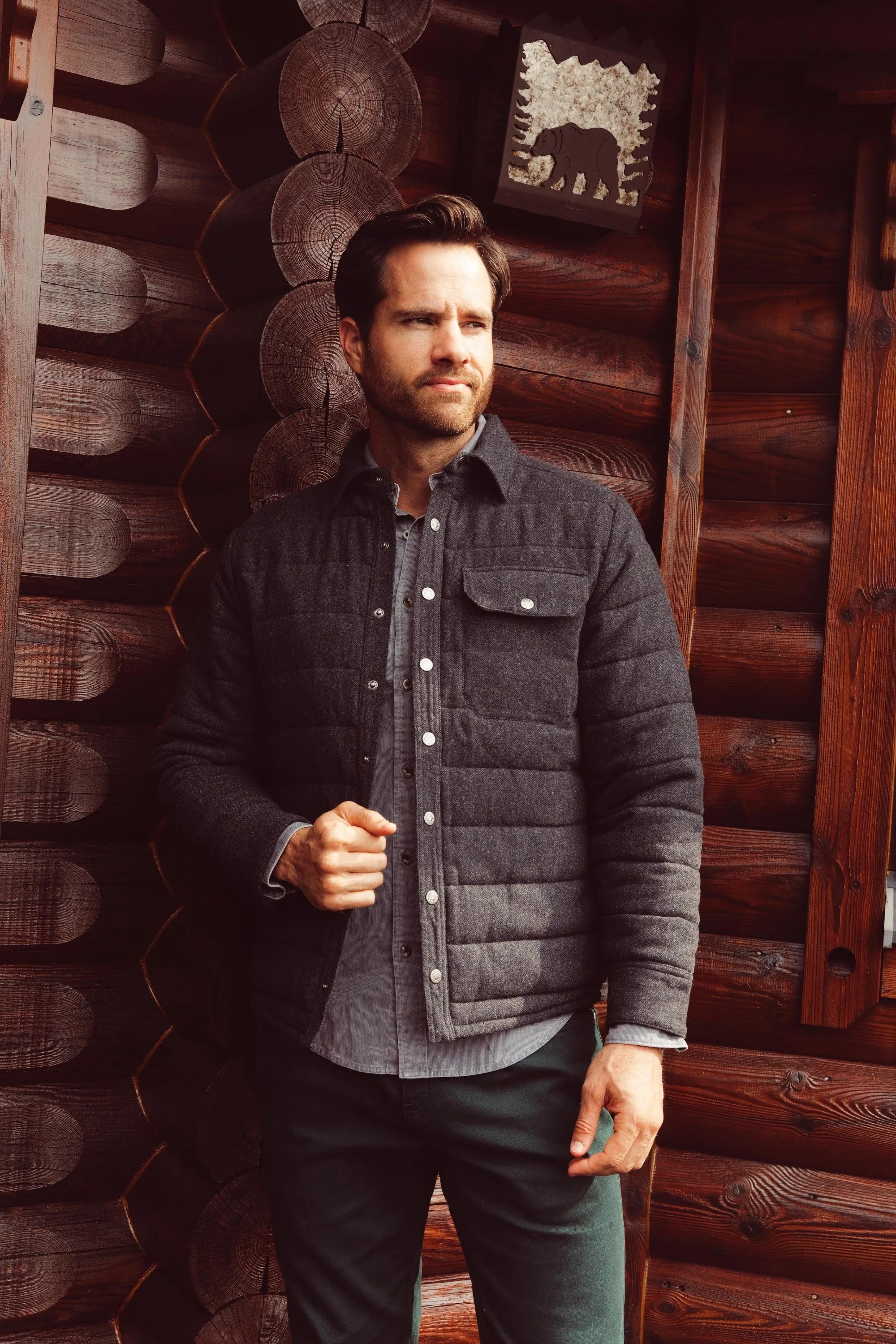 Men's Archer Herringbone Shirtjac
